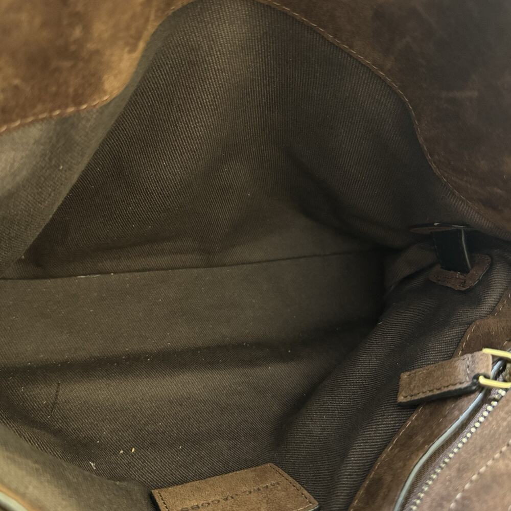 Marc Jacobs Satchel Shoulder bag ‘Dakota’ - Suede Dark Brown - Picture 16 of 16
